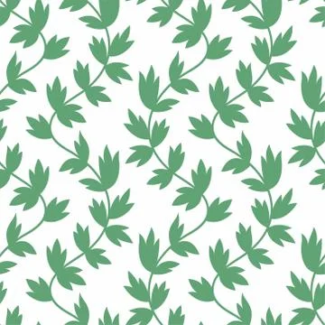 Wallpaper with leaves Stock Illustration