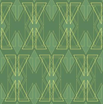 Wallpaper Pattern Art Deco Иллюстрация
