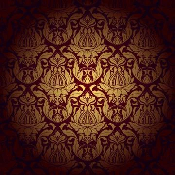 Wallpaper pattern background. Collection pattern. Vector Stock Illustration