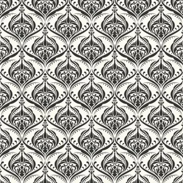 Wallpaper pattern background. Collection pattern. Vector Stock Illustration
