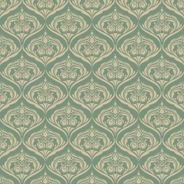Wallpaper pattern background. Collection pattern. Vector Stock Illustration