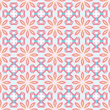 A wallpaper pattern with small circles in the middle of it Illustrazione stock
