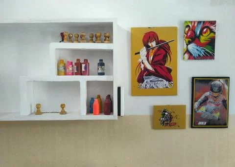 Wallpaper Stockfoto's