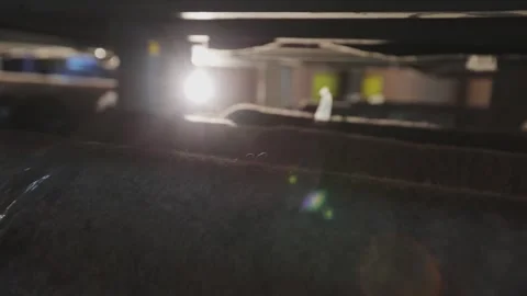 Wallpaper production. View through shelving in a factory Stock Footage 257564480