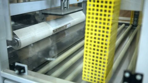 A wallpaper roll is twisting Stock Footage 73813630