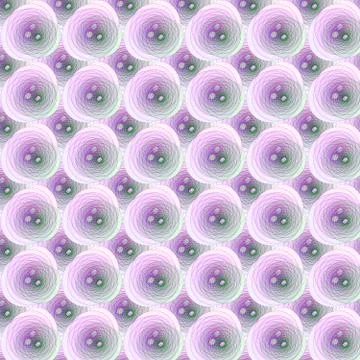 Wallpaper seamless pattern with circles and ellipses Stock Illustration