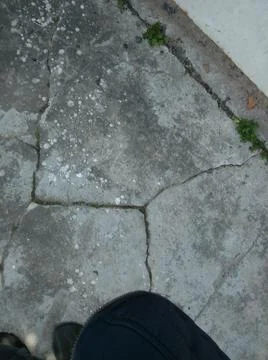 Wallpaper of a sidewalk with different city elements in daylight Fotos de archivo