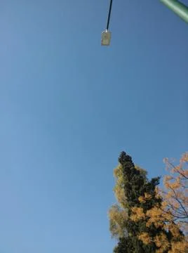 Wallpaper of a sky with different elements in daylight Foto stock