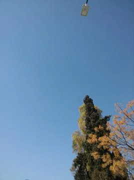 Wallpaper of a sky with different elements in daylight 스톡 사진