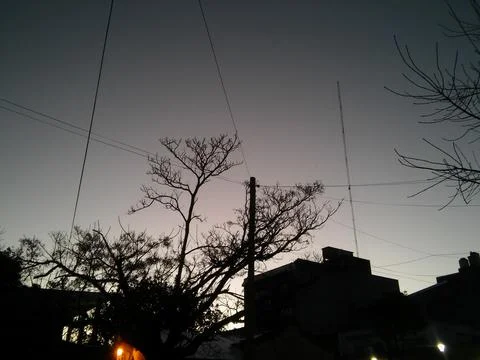 Wallpaper of a sky with different elements 스톡 사진