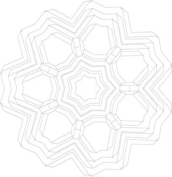 Wallpaper for smartphones with abstract forms Stock Illustration