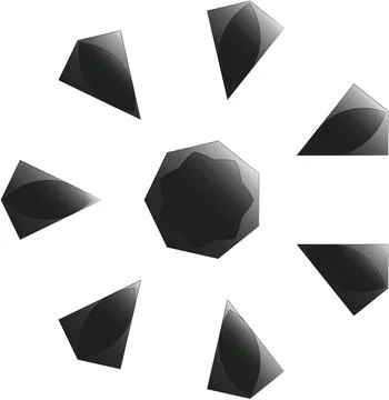 Wallpaper for smartphones with abstract forms Stock Illustration