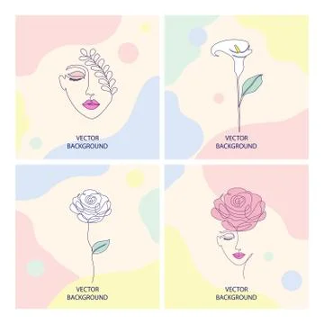 Wallpaper for social network Illustrazione stock