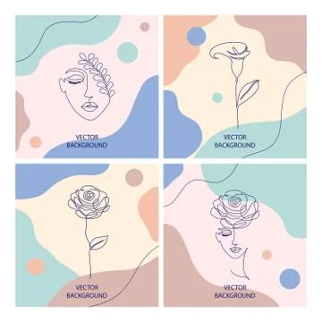 Wallpaper for social network Stock Illustration