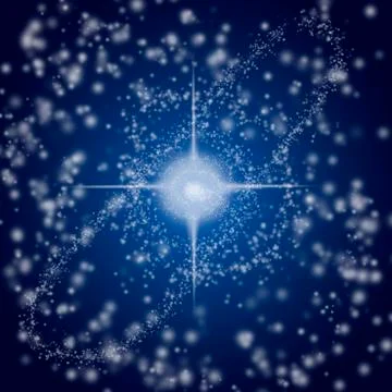 Wallpaper with stars Stock Illustration