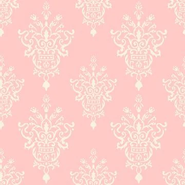 Wallpaper in the style of Baroque Stock Illustration