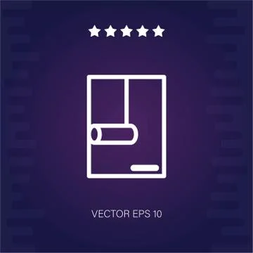 Wallpaper vector icon Stock Illustration