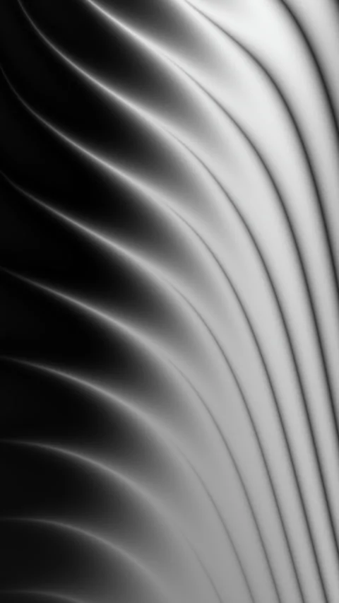 Wallpapers featuring a cool animated black and white gradient with flowing curve 스톡 동영상 304913292