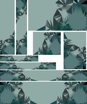 Wallpapers for web and mobile applications Stock Illustration