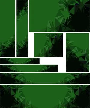 Wallpapers for web and mobile applications Stock Illustration