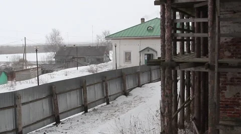 The walls of an ancient temple 2 Stock Footage 64149335