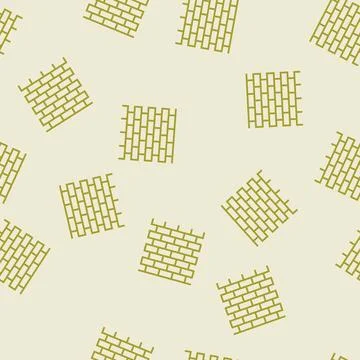 Walls building structure line seamless pattern Ilustración de archivo
