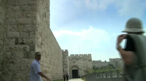 Walls of Jerusalem Stock Footage 659621
