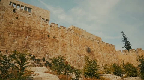 The Walls of Jerusalem Stock Footage 56706221