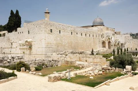 Walls of Jerusalem Stock Photos