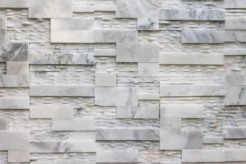 Walls made of marble surface Stock Photos