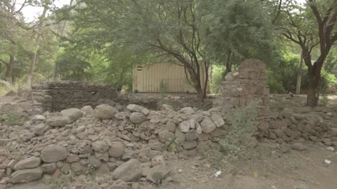 Walls made of stone 스톡 동영상 150870623