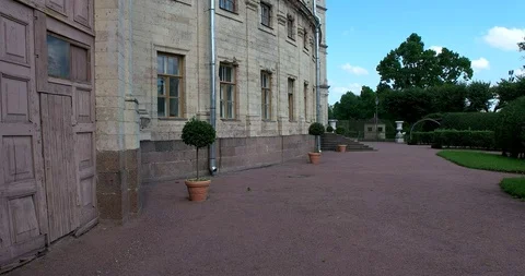 The walls of the Palace Stock Footage 97054820