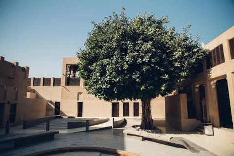 Walls of typical riad in Morocco Stock Photos