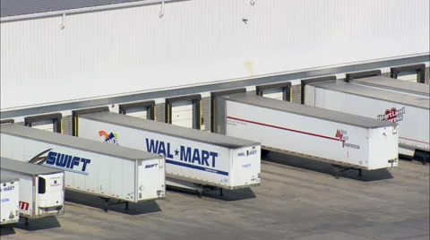 Walmart Distribution Centre Stock Footage 65439680