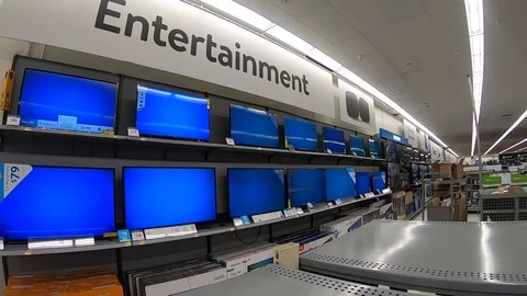 Walmart Electronics Stock Footage 116540452