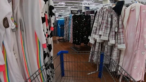 Walmart Shopper_1 Stock Footage 117396649