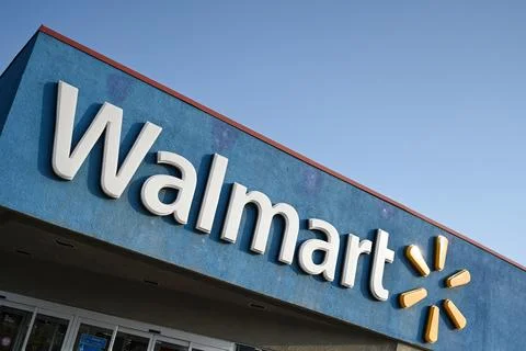 Walmart store exterior 库存照片