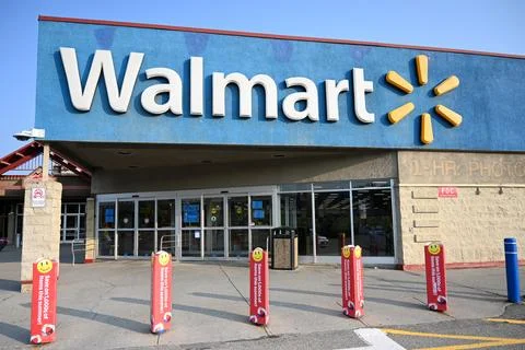 Walmart store exterior Foto stock
