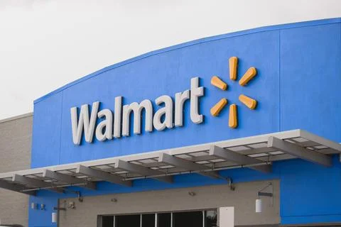 Walmart Super Store Stock Photos