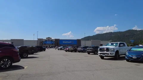 Walmart supermarket. Stock Footage 247232932