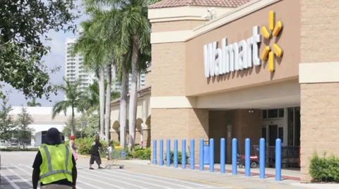 Walmart Time lapse Stock Footage 30460864