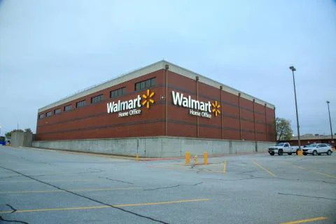 Walmart's Headquarters Stock Photos