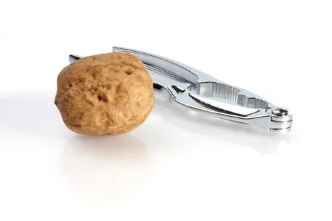 Walnut and Nutcracker Stock Photos
