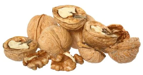 Walnut crack Stock Photos