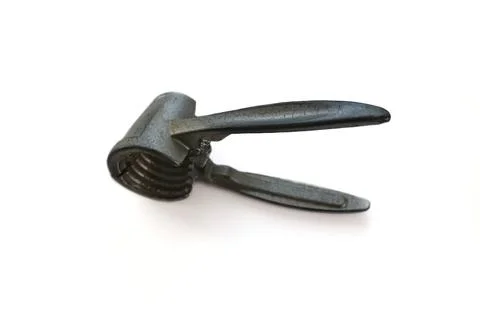 Walnut crushing device. Stock Photos