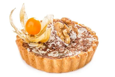 Walnut dessert Stock Photos