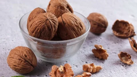 Walnut dry fruits Stock Footage 194368691