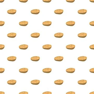 Walnut halves creating seamless healthy food pattern background Illustrazione stock