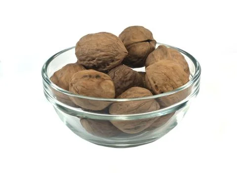 Walnut isolated on the white background Stock-Fotos