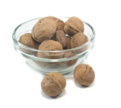 Walnut  isolated on the white background Stock-Fotos